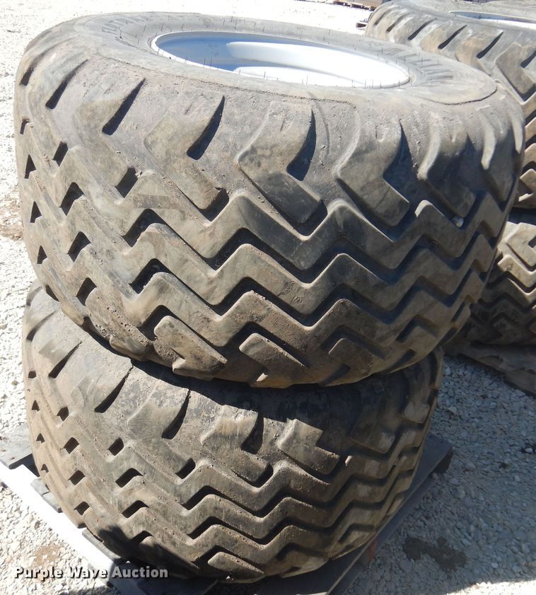 image for item LT9659 (2) Alliance 620/50R22.5 tires and wheels