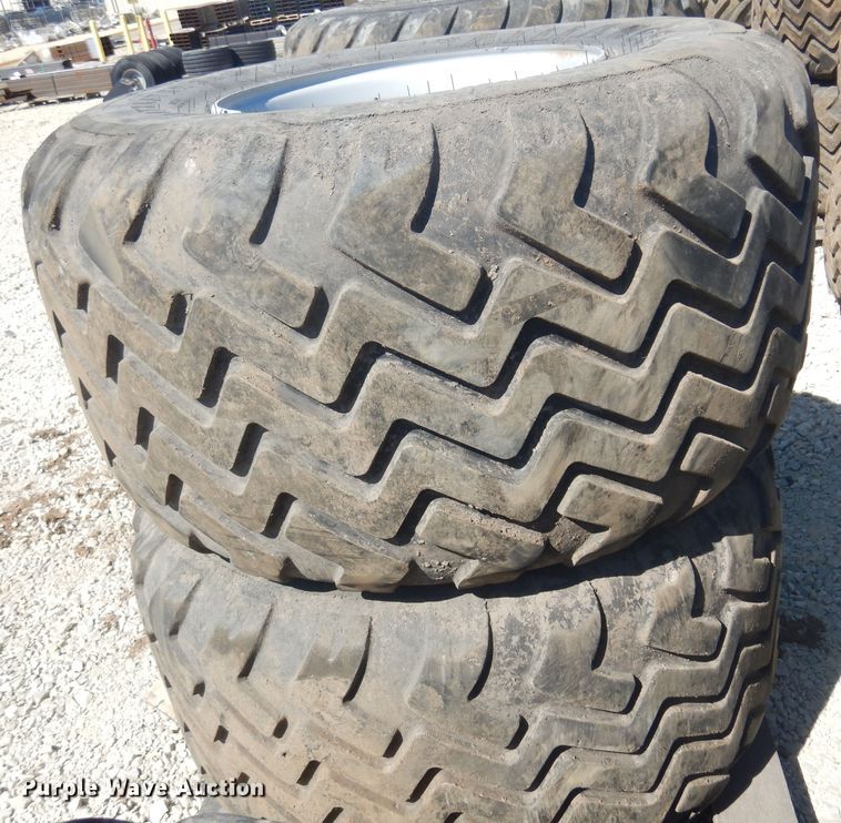 image for item LT9659 (2) Alliance 620/50R22.5 tires and wheels