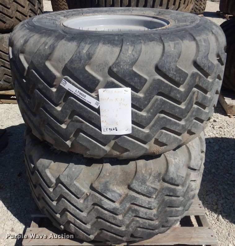 image for item LT9660 (2) Alliance 500/50R17 tires and wheels