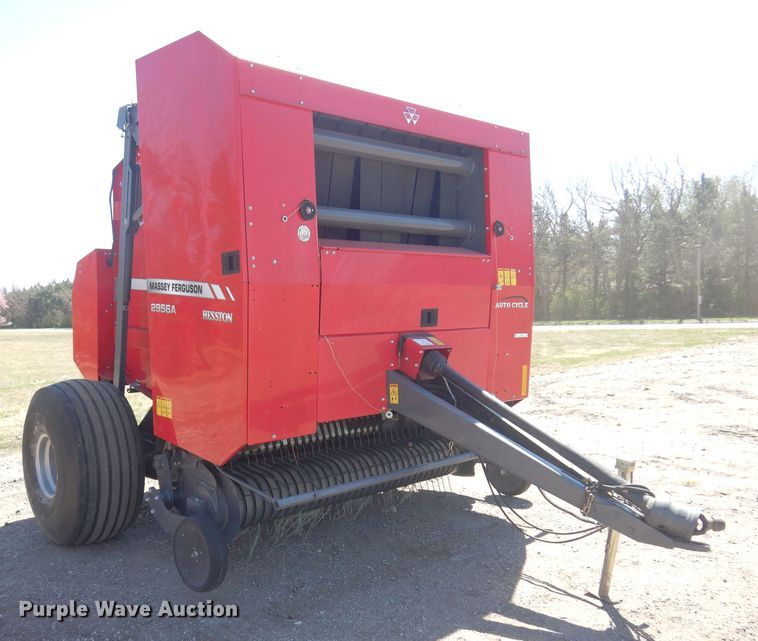 image for item LT9666 Massey  Ferguson 2956A  round Baler