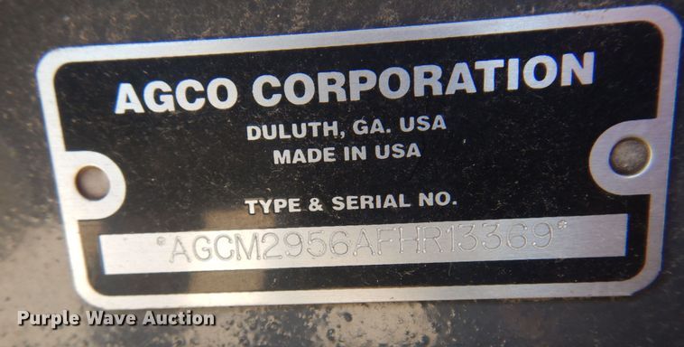 image for item LT9666 Massey  Ferguson 2956A  round Baler