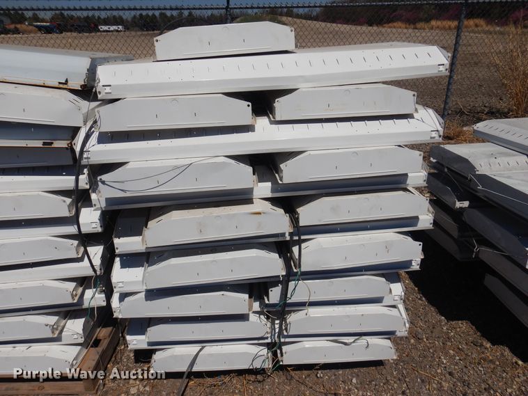 image for item LT9672 Approximately 150 fluorescent light fixtures
