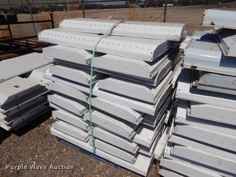 image for item LT9672 Approximately 150 fluorescent light fixtures