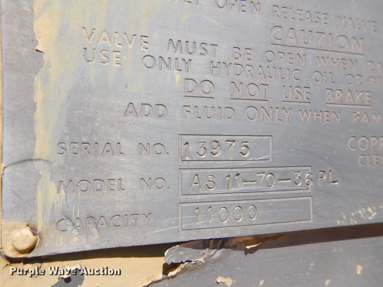 image for item LT9674 Copperloy AS-11-70-36 steel ramp