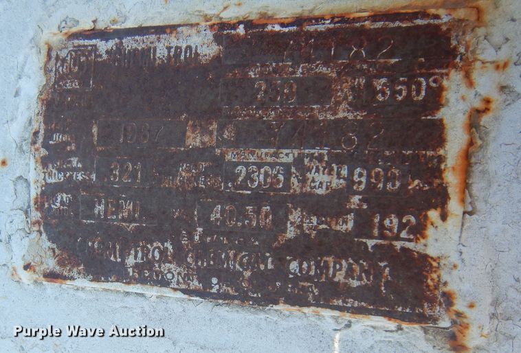 image for item LT9680 NH3 Tank