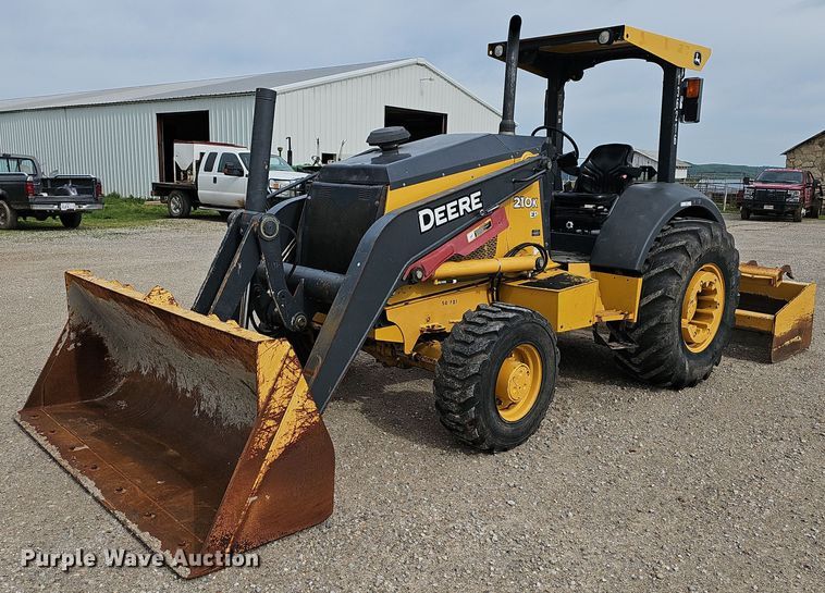 image for item MB9996 2014 John Deere 210K EP  landscape tractor