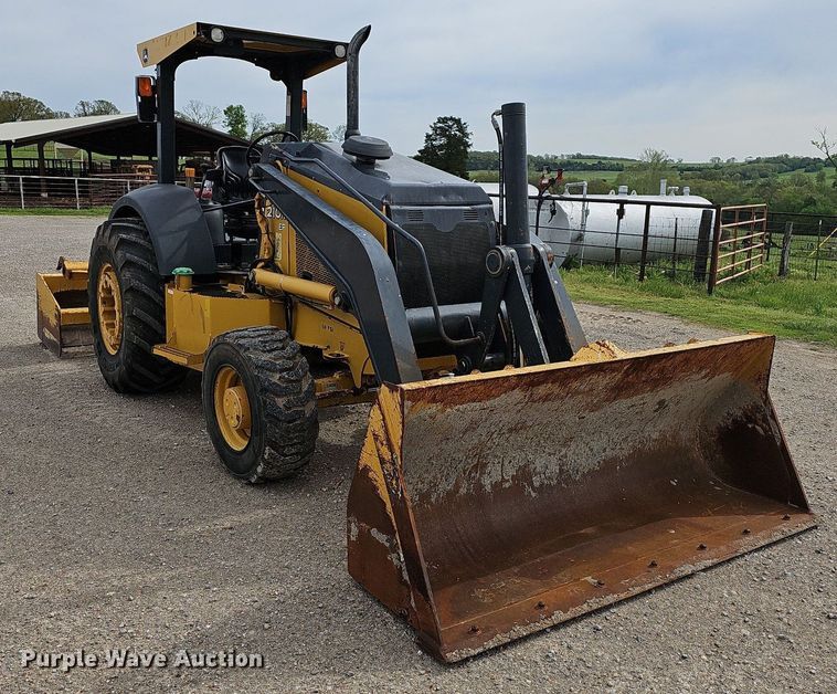 image for item MB9996 2014 John Deere 210K EP  landscape tractor