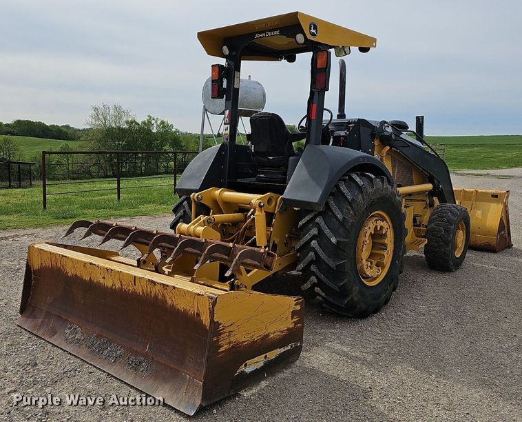 image for item MB9996 2014 John Deere 210K EP  landscape tractor