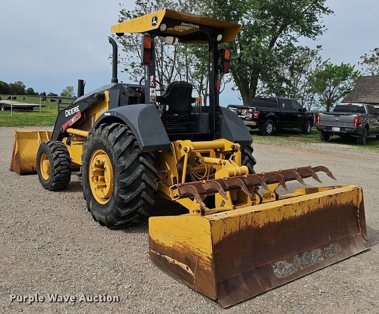 image for item MB9996 2014 John Deere 210K EP  landscape tractor