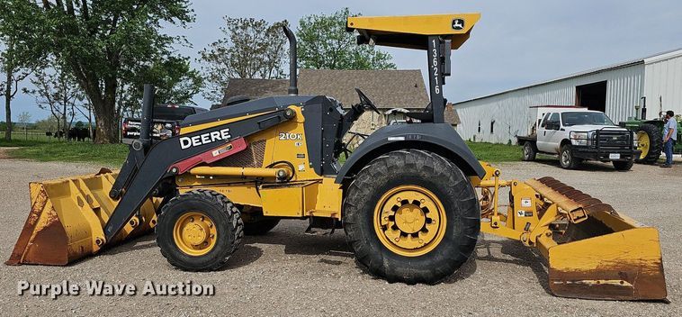 image for item MB9996 2014 John Deere 210K EP  landscape tractor