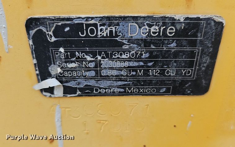 image for item MB9996 2014 John Deere 210K EP  landscape tractor