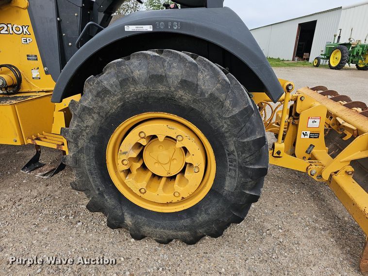 image for item MB9996 2014 John Deere 210K EP  landscape tractor