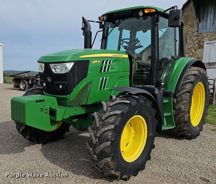 image for item MB9997 2014 John Deere 6115M  MFWD tractor