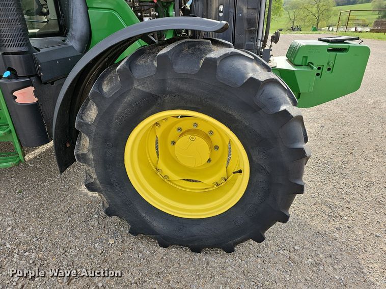 image for item MB9997 2014 John Deere 6115M  MFWD tractor