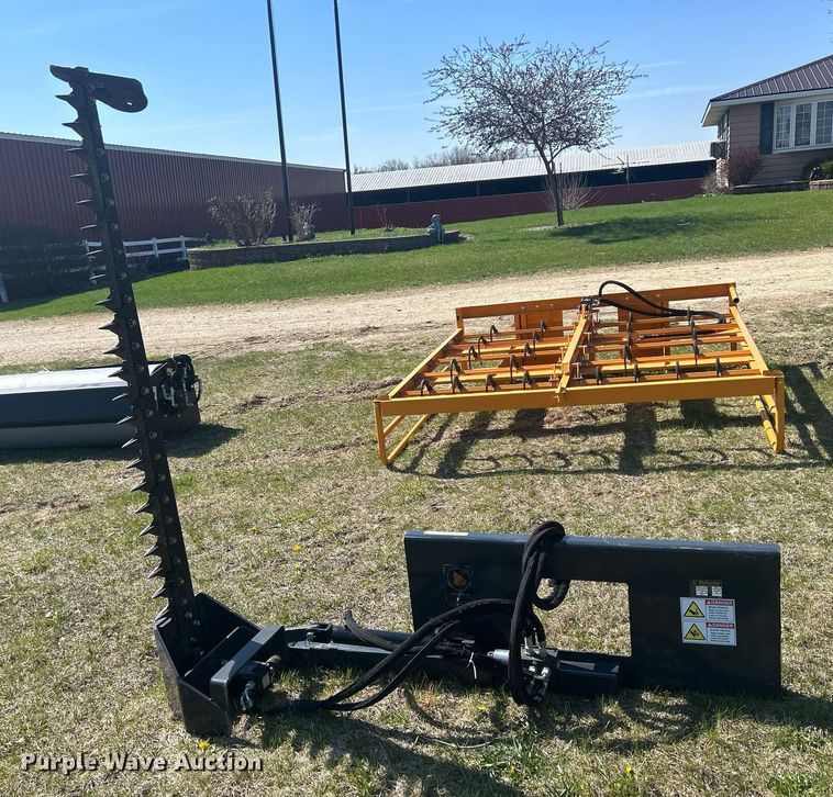 image for item MC9877 2023 Wolverine SBM-12-72W  skid steer sickle mower