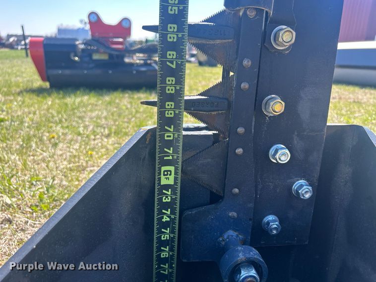 image for item MC9877 2023 Wolverine SBM-12-72W  skid steer sickle mower