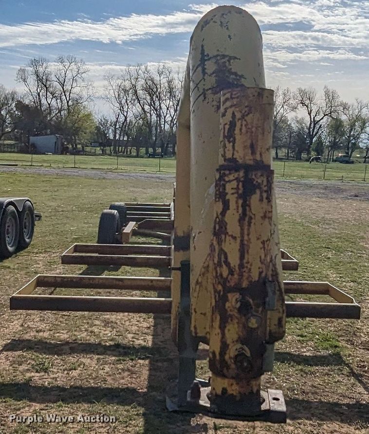 image for item MN9857 Shop built  hay bale trailer