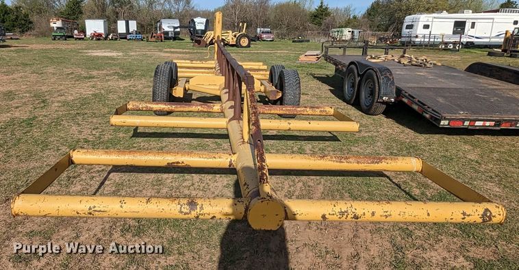 image for item MN9857 Shop built  hay bale trailer