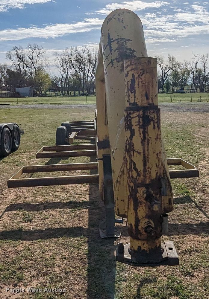 image for item MN9857 Shop built  hay bale trailer