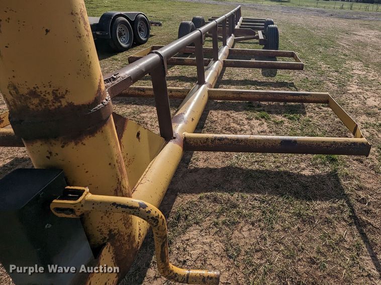 image for item MN9857 Shop built  hay bale trailer