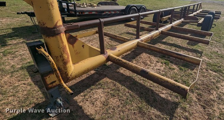 image for item MN9857 Shop built  hay bale trailer