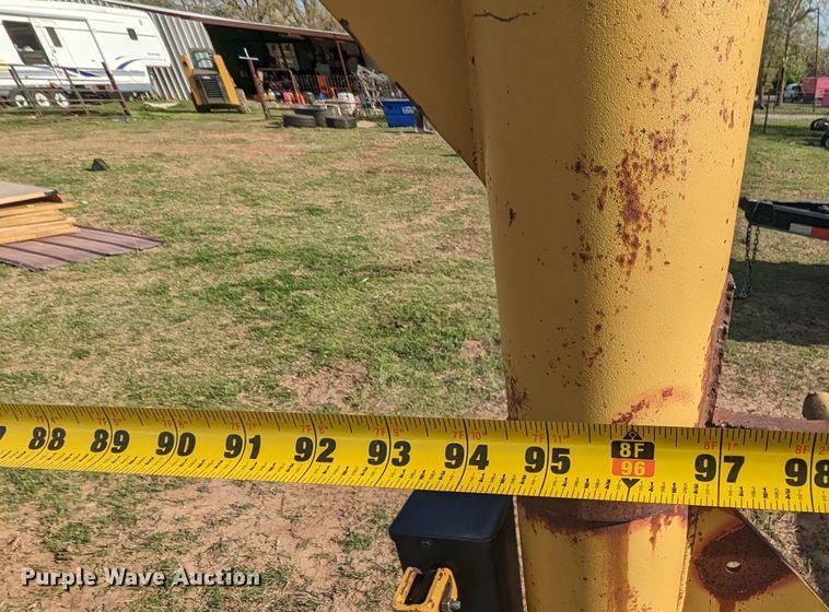 image for item MN9857 Shop built  hay bale trailer