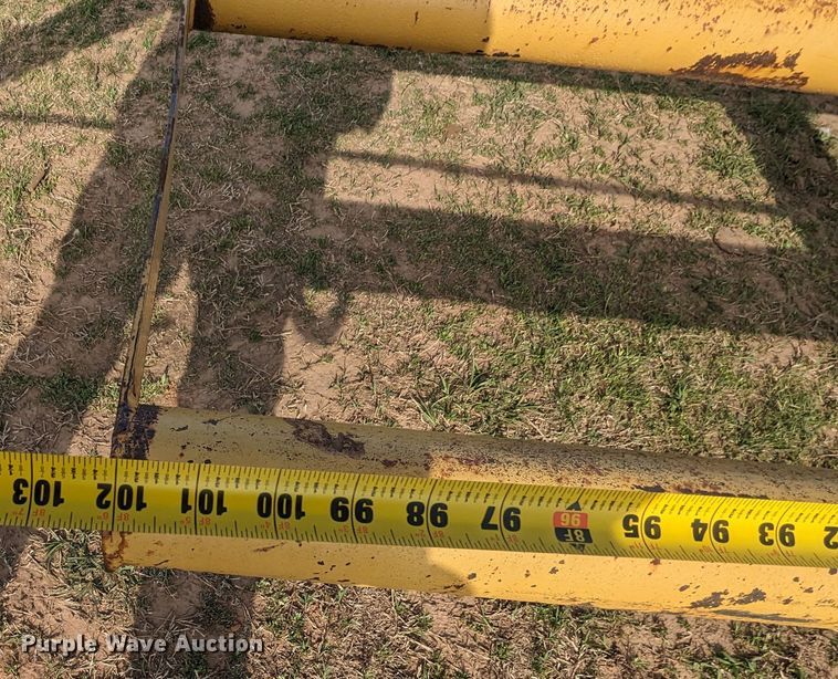 image for item MN9857 Shop built  hay bale trailer