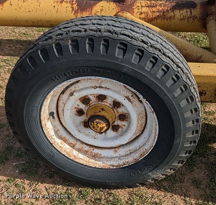 image for item MN9857 Shop built  hay bale trailer