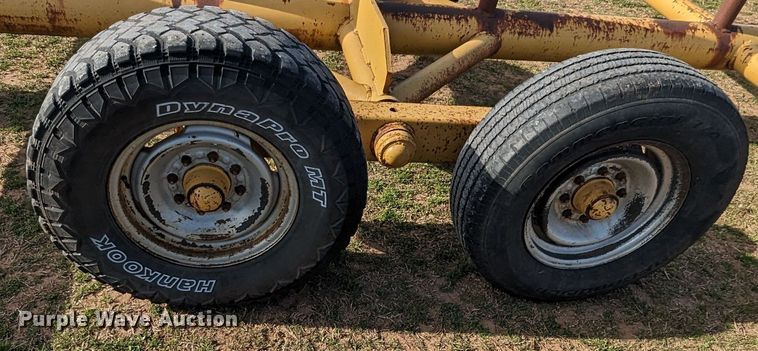 image for item MN9857 Shop built  hay bale trailer