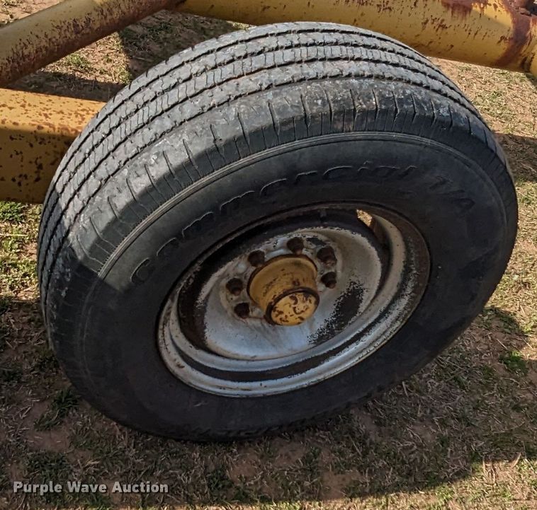 image for item MN9857 Shop built  hay bale trailer