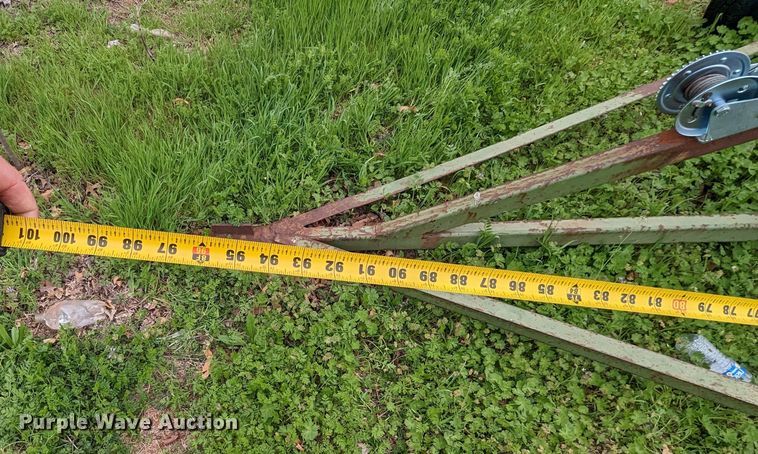 image for item MN9866 Shop built  hay bale mover