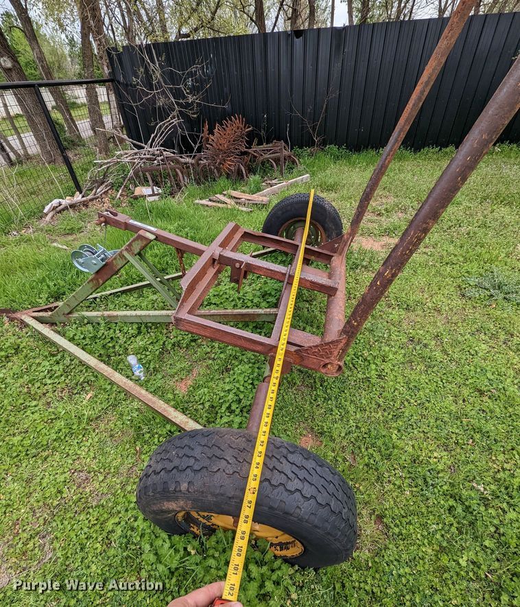 image for item MN9866 Shop built  hay bale mover