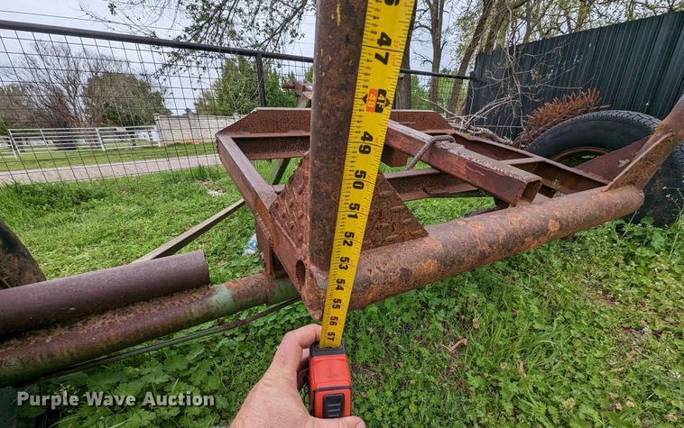 image for item MN9866 Shop built  hay bale mover