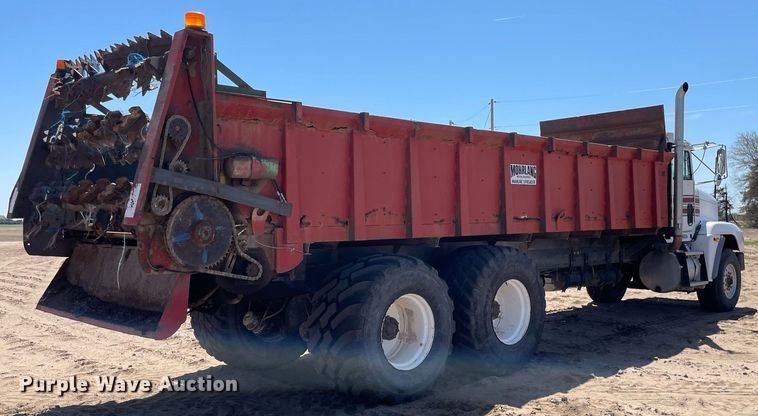image for item MS9576 1995 Freightliner FLD120  manure spreader truck