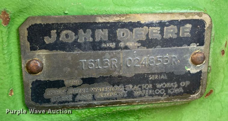 image for item MS9631 1972 John Deere 4320  tractor