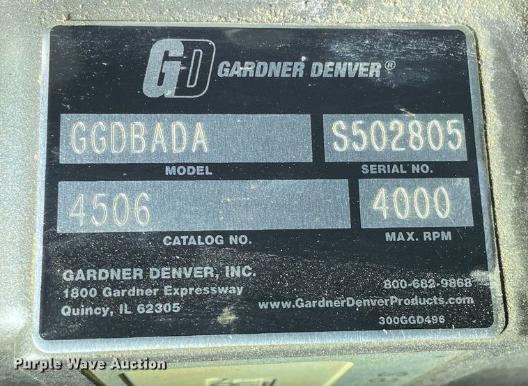 image for item MS9650 Gardner Denver GGDBADA  grain blower