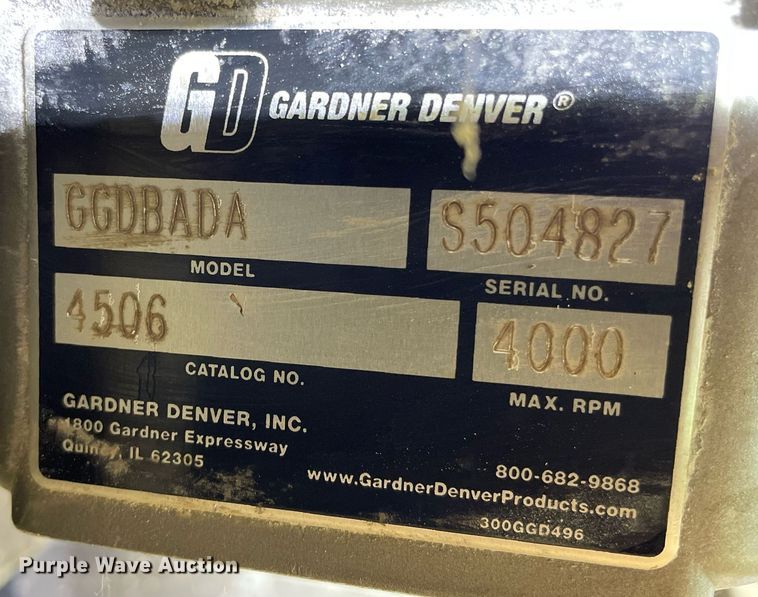 image for item MS9651 Gardner Denver GGDBADA  grain blower