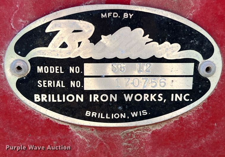 image for item MY9722 Brillion SS12  seeder