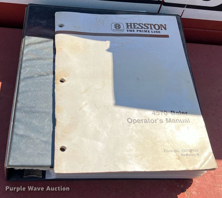 image for item MY9725 Hesston 4570  small square baler