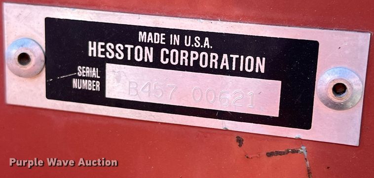 image for item MY9725 Hesston 4570  small square baler