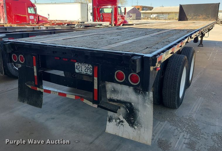 image for item DC6144 1988 Utility  flatbed trailer