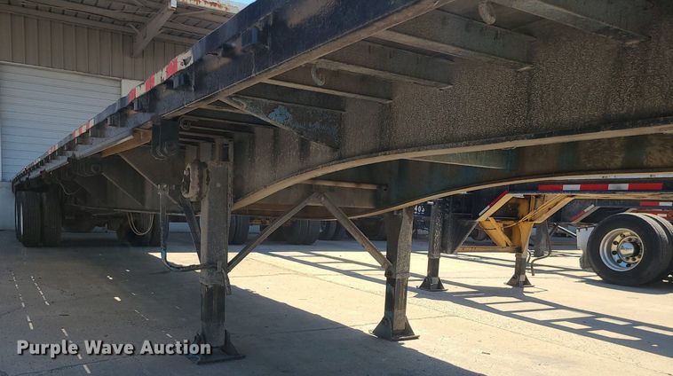image for item DC6144 1988 Utility  flatbed trailer