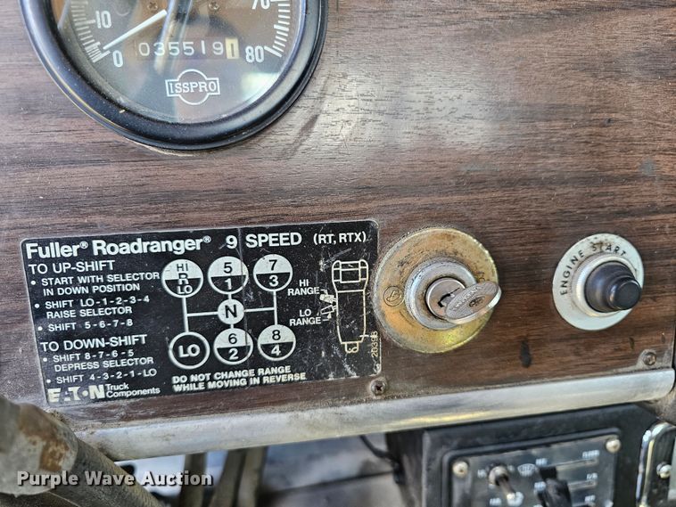 image for item DK1740 1983 Peterbilt 359  semi truck