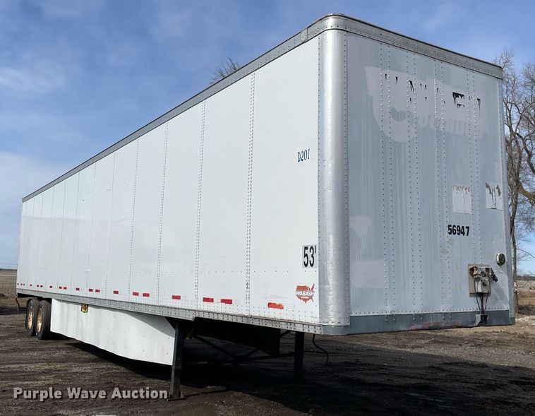 image for item DL3765 2005 Wabash  dry van trailer