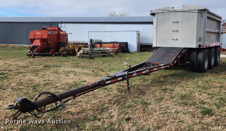 image for item DM4866 1994 Corn Husker  end dump pup trailer