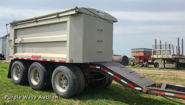 image for item DM4866 1994 Corn Husker  end dump pup trailer