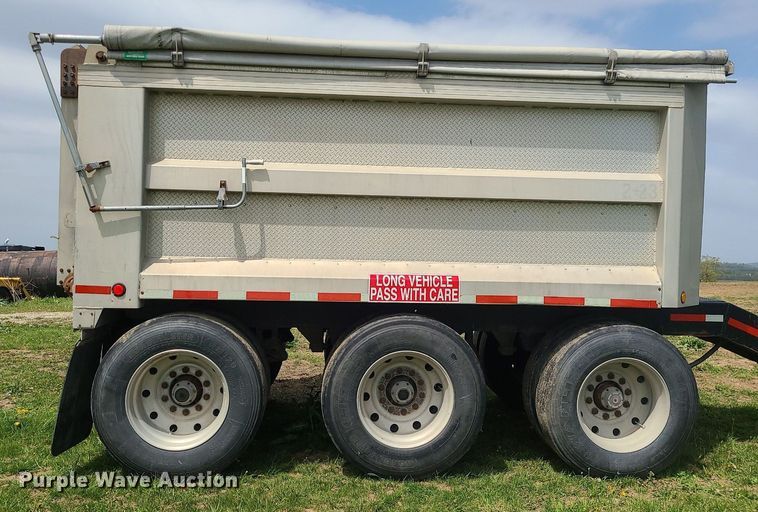 image for item DM4866 1994 Corn Husker  end dump pup trailer