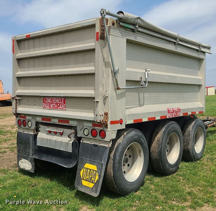 image for item DM4866 1994 Corn Husker  end dump pup trailer