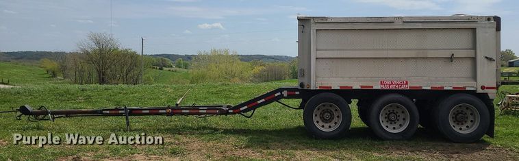 image for item DM4866 1994 Corn Husker  end dump pup trailer