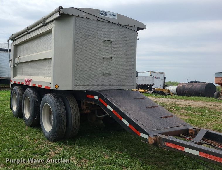 image for item DM4866 1994 Corn Husker  end dump pup trailer